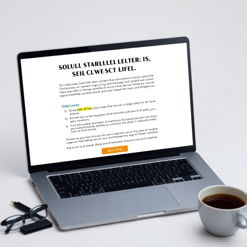 One-Page Sales Letter
